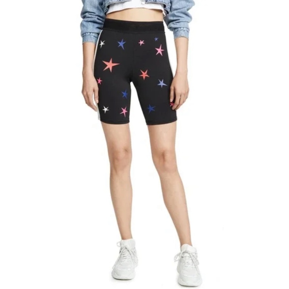 Pam and Gela Star Print Biker Shorts Size M - Picture 2 of 10